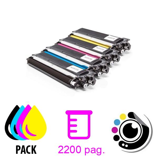Pack 4 Toners Compatibles Brother TN230