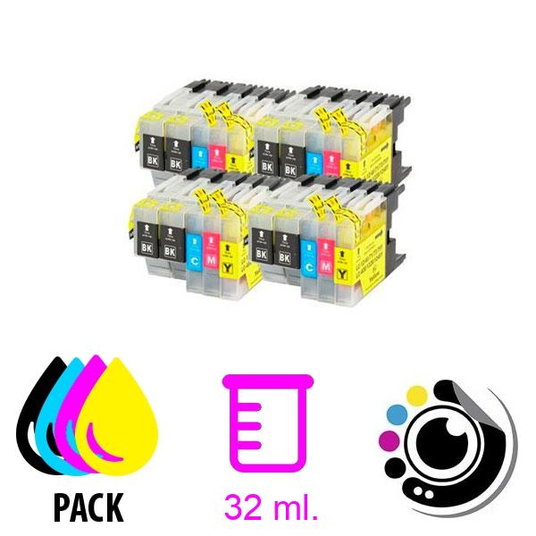 Pack de 20 Cartouches Compatibles Brother LC1220XL / LC1240XL
