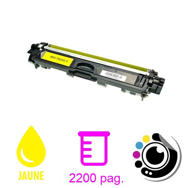 Toner compatible Brother TN241 / TN245 Jaune