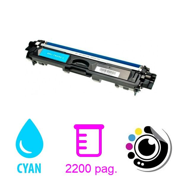 Toner compatible Brother TN241 / TN245 Cyan