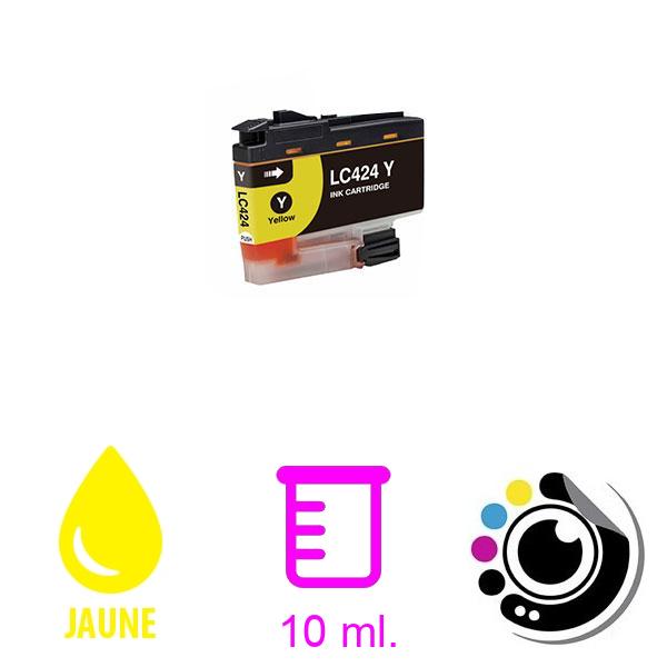 Cartouche Compatible Brother LC-424 Jaune