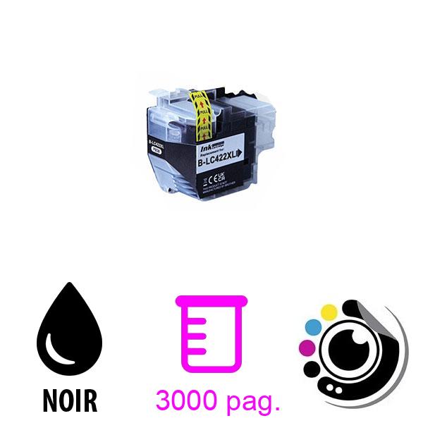 Cartouche Compatible Brother LC-422XL Noir