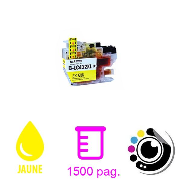 Cartouche Compatible Brother LC-422XL Jaune