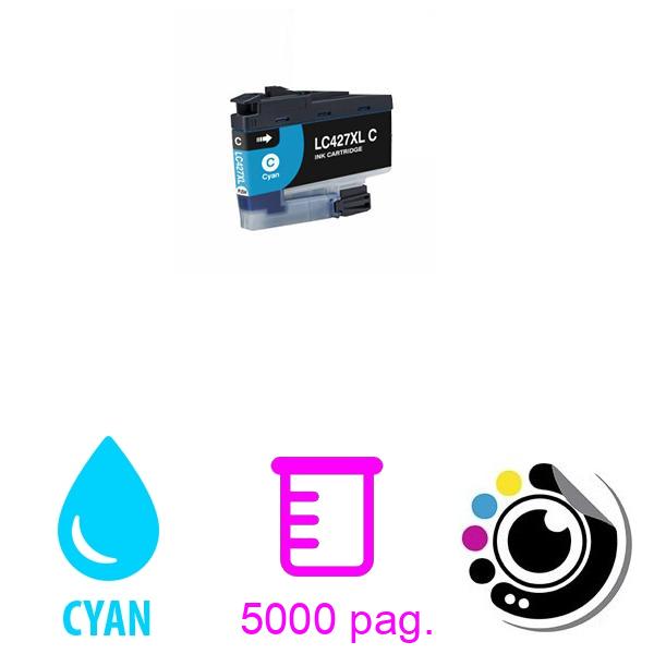 Cartouche Compatible Brother LC427X Cyan