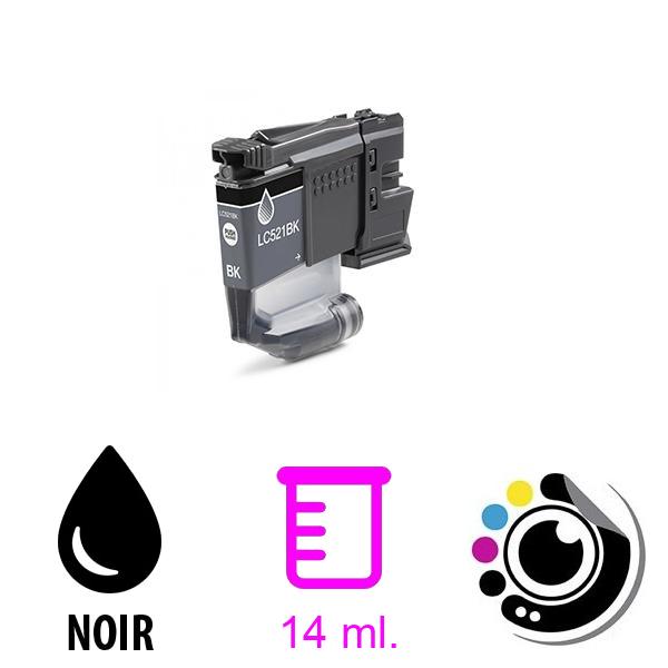 Compatible Cartouche Brother LC-521 Noir
