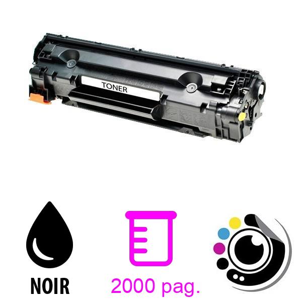 Toner compatible Canon 725 XXL Noir 3484B002 / 725-CRG (285a)