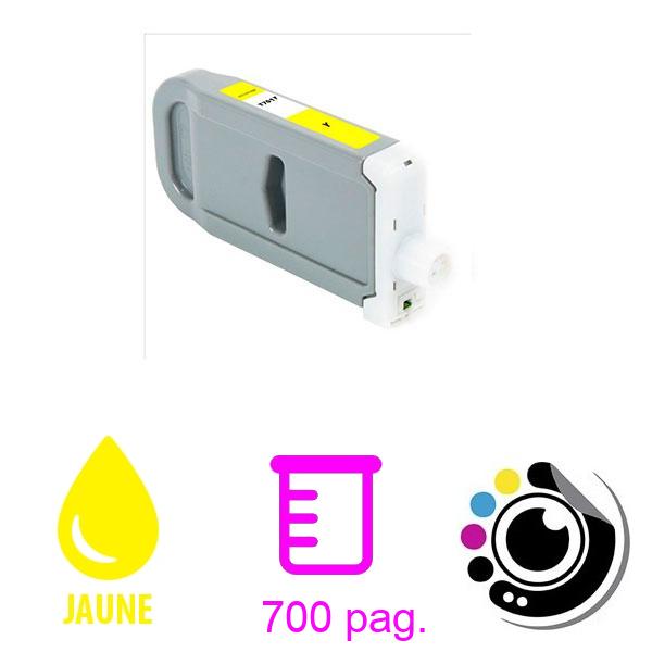 Cartouche Compatible D’Encre Canon PFI701 Jaune 0903B001