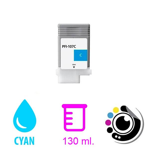 Cartouche Compatible PFI107 Canon Cyan