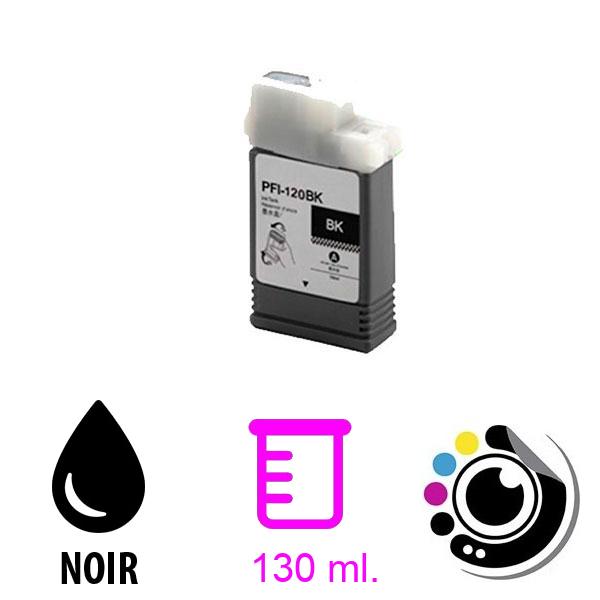 Cartouche Compatible Canon PFI120 / PFI-120BK Noir 2885C001