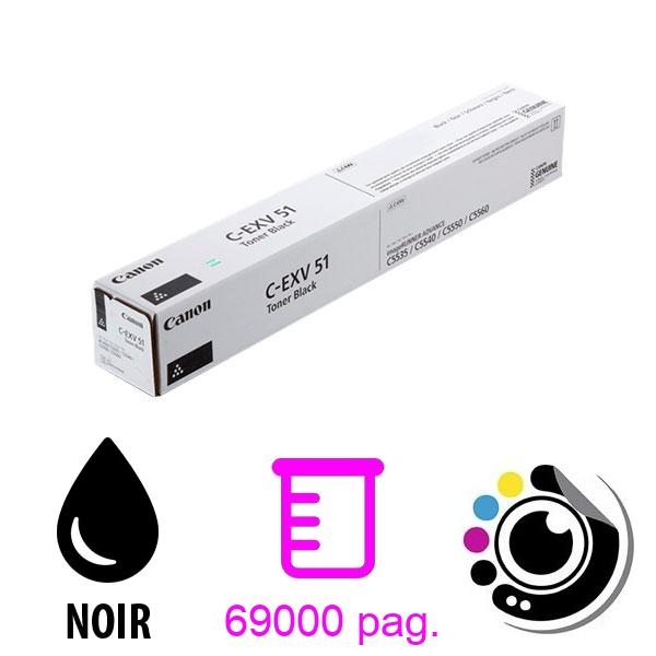 Toner Original Canon C-EXV51 Noir- 0481C002