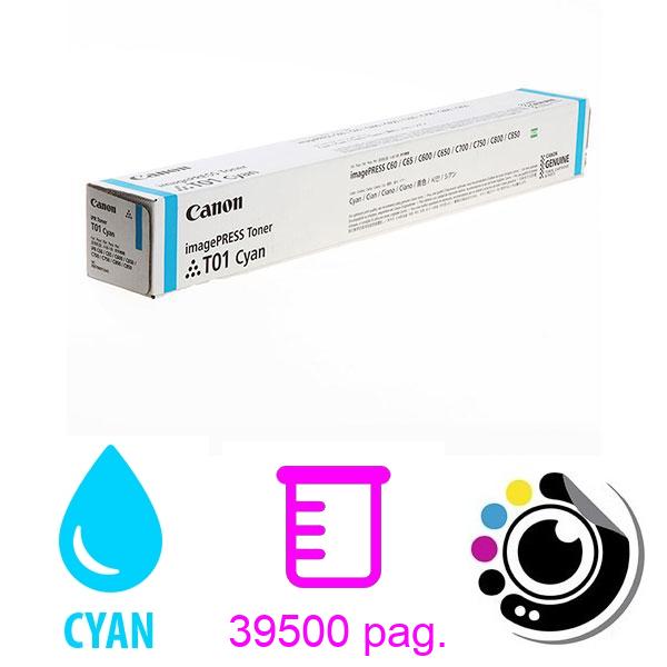 Toner Original Canon T01 Cyan 8067B001