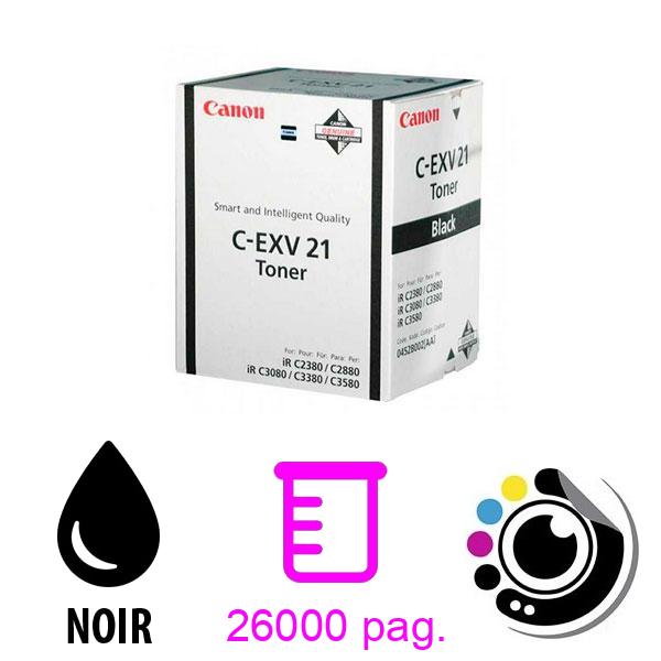 Toner Original Canon C-EXV21 Noir 0452B002