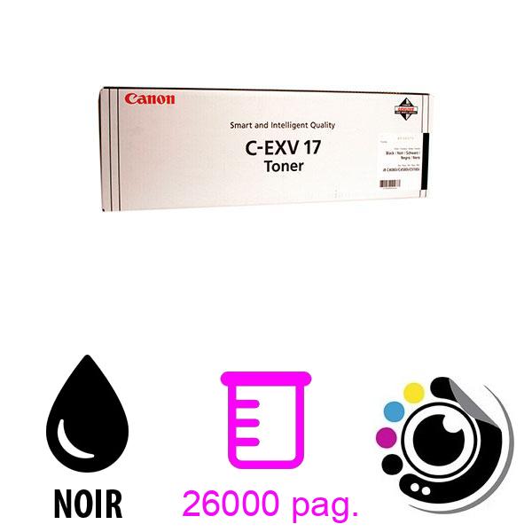 Toner Original Canon C-EXV17 Noir 0262B002