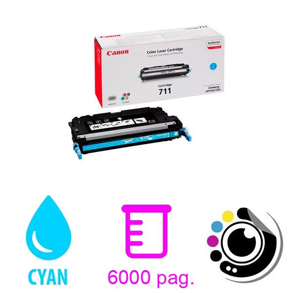 Toner Original Canon 711 Cyan 1659B002AA
