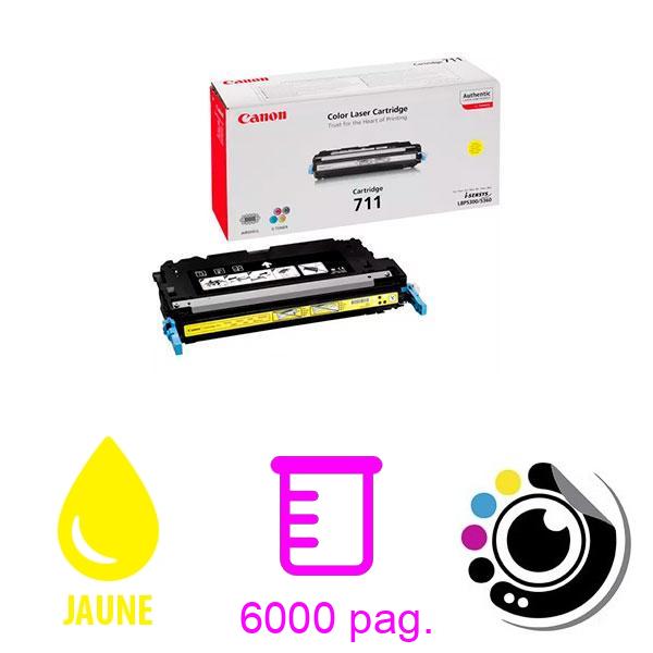 Toner Original Canon 711 Jaune 1657B002AA