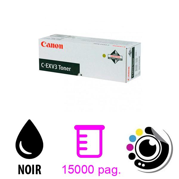 Toner Original Canon C-EXV3 Noir 6647A002