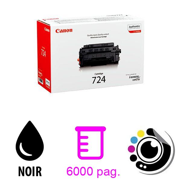 Toner Original Canon 724 Noir 3481B002