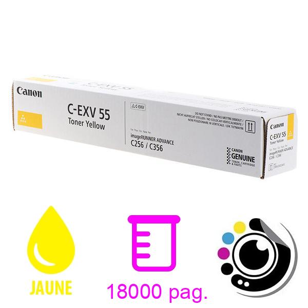 Toner Original Canon C-EXV 55 Jaune 2185C002