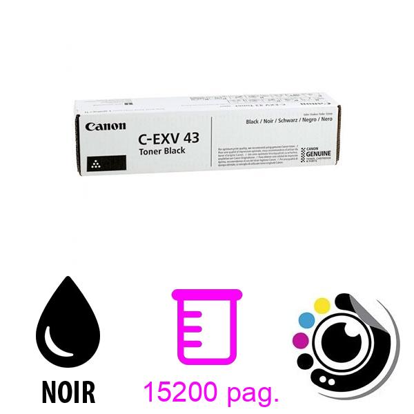 Toner Original Canon C-EXV43 Noir 2788B002