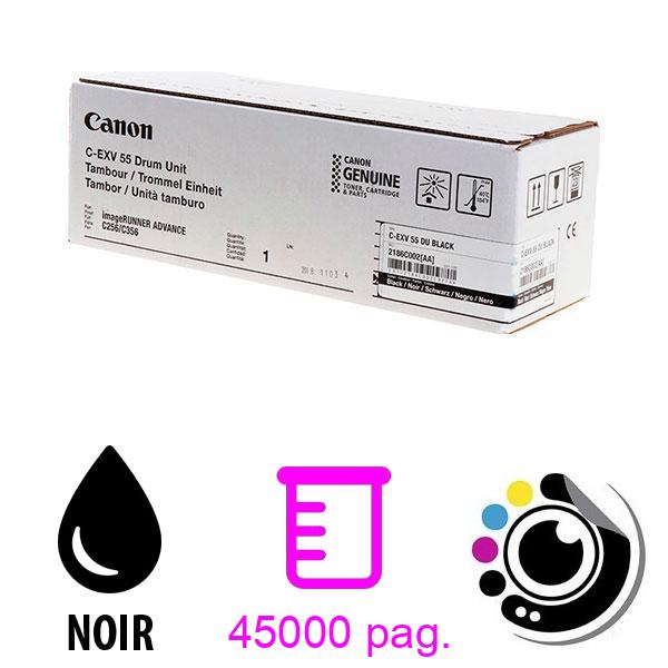 Original Tambour Canon C-EXV55 Noir 2186C002