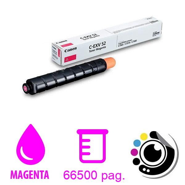 Toner Original Canon C-EXV52 Magenta 1000C002
