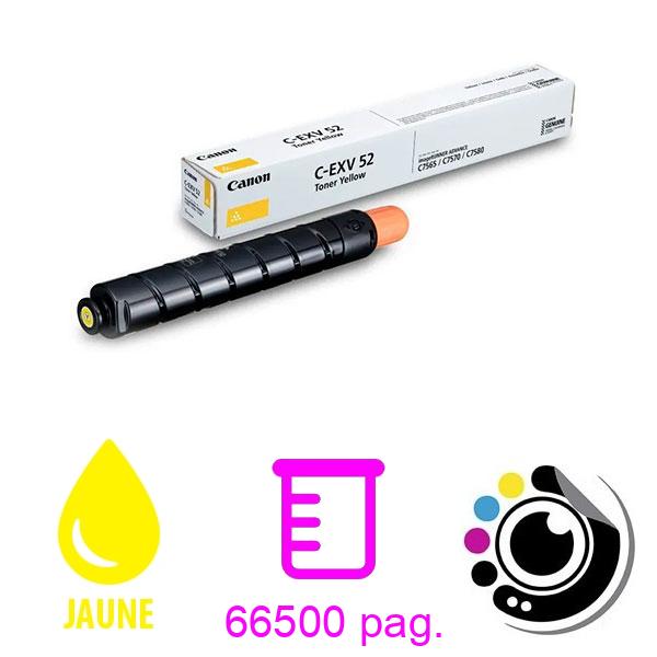 Toner Original Canon C-EXV52 Jaune 1001C002