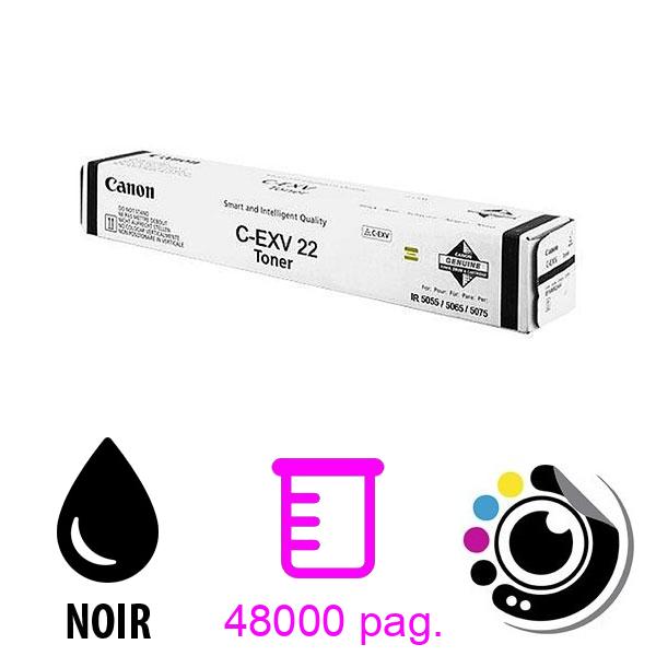 Toner Original Canon C-EXV22 Noir 1872B002