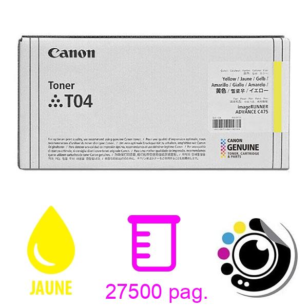 Original Toner Canon T04 Jaune 2977C001