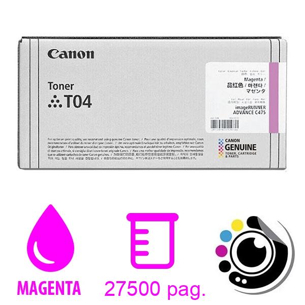 Original Toner Canon T04 Magenta 2978C001