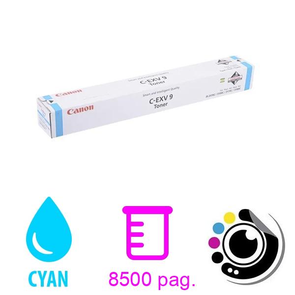 Original Toner Canon CEXV9 Cyan 8641A002