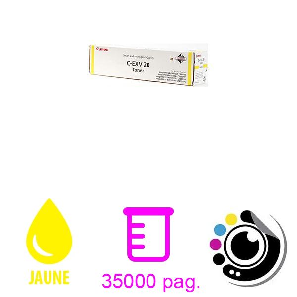 Original Toner Canon CEXV 20 Jaune
