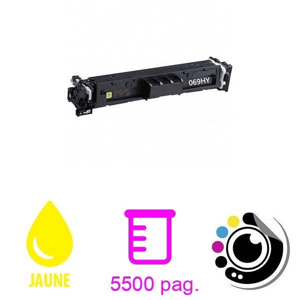 Toner compatible canon 069h Jaune