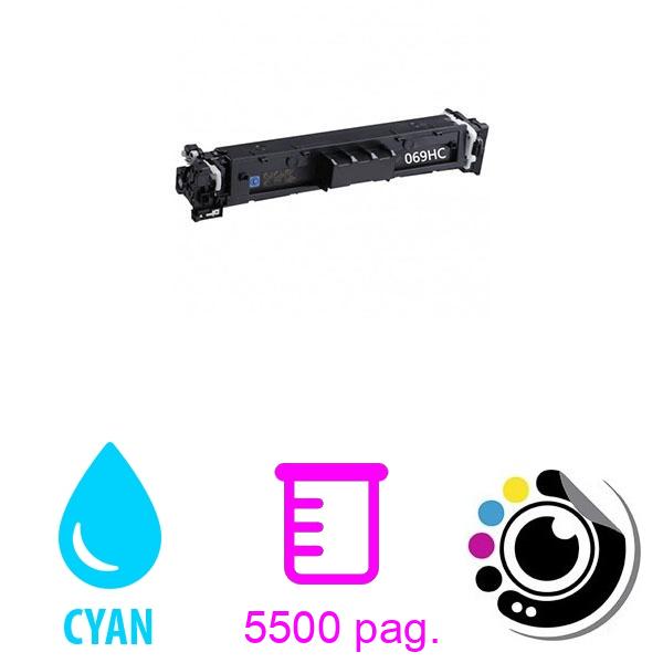 Toner compatible canon 069h Cyan