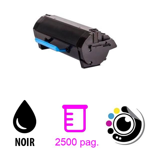 Toner compatible Dell B2360 / B3460 / B3465 Noir