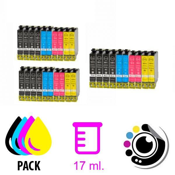 Pack de 30 Cartouches Compatibles Epson T1811/2/3/4 - 18XL
