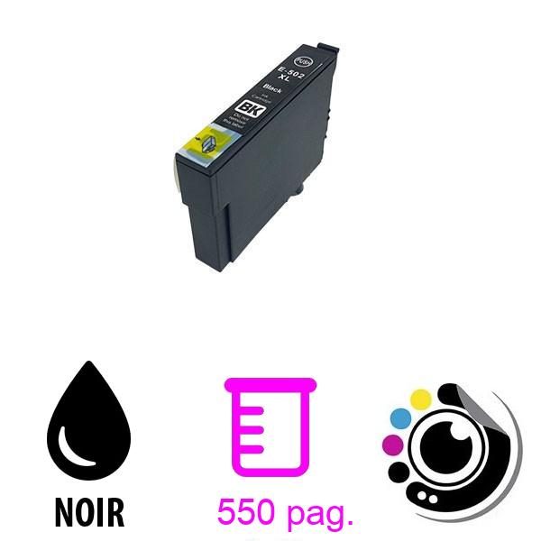 Toner compatible Epson 502XL / 502 Noir – C13T02W14010 / C13T02V14010 (T02W1 / T02V1)
