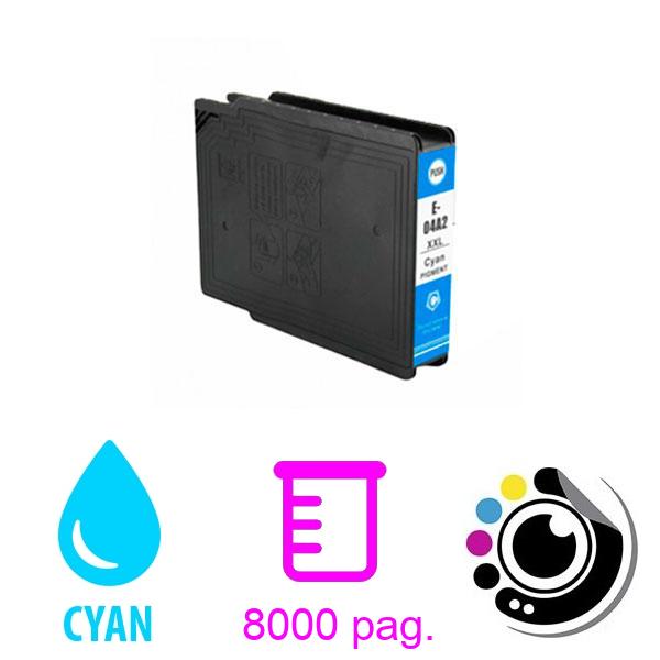 Cartouche Compatible T04A2 / C13T04A240 Cyan