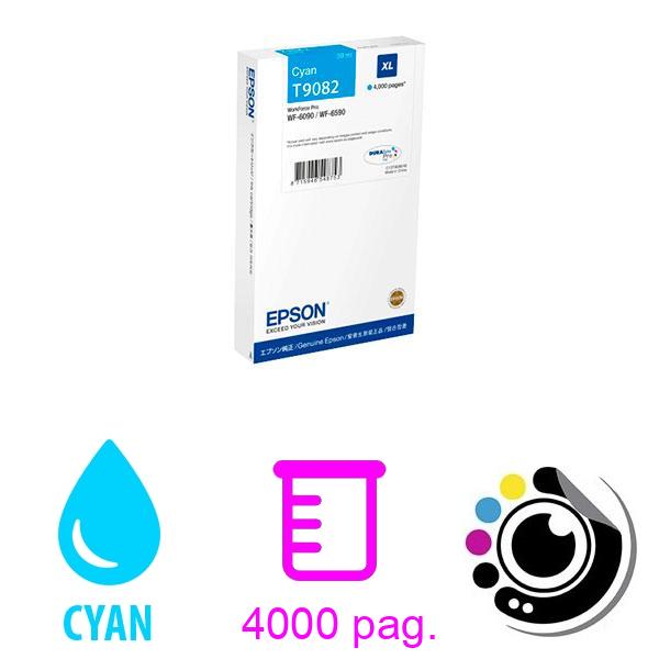 Cartouche Original Epson T9082XL Cyan C13T908240