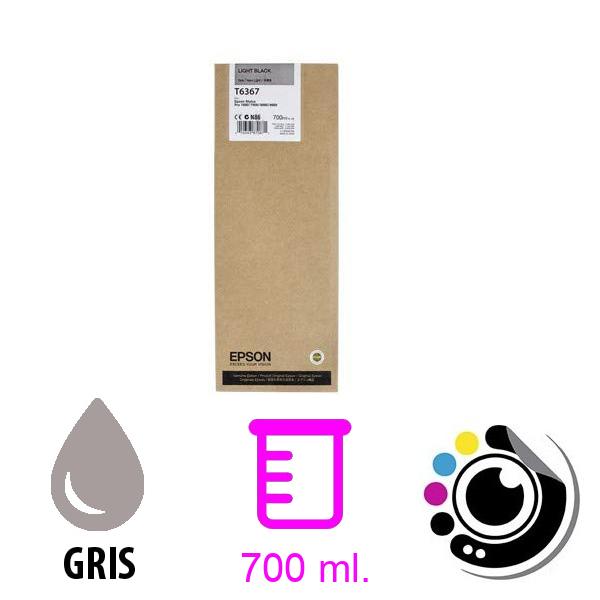Cartouche Original Epson T6367 Gris/Noir Light C13T636700