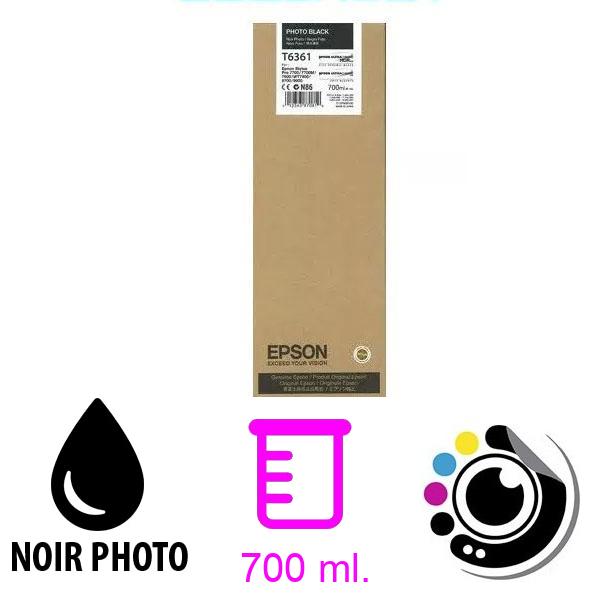 Cartouche Original Epson T6361 Photo Noir C13T636100