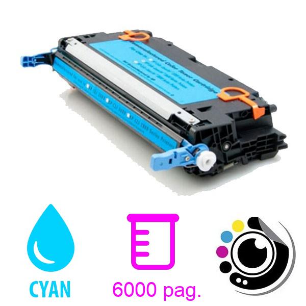 Toner compatible HP Q7581A / 503A Cyan