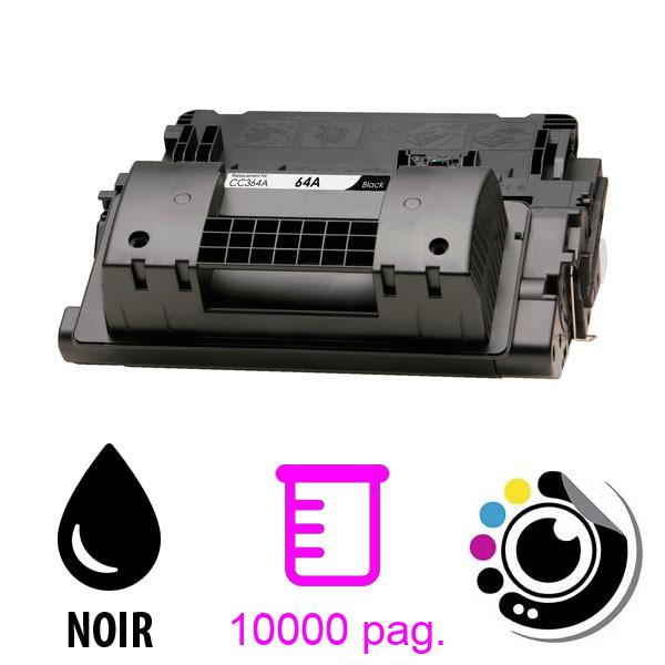 Toner Compatible HP CC364A Noir Nº64A