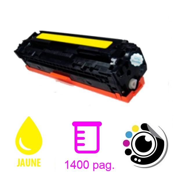 Tóner Compatible HP CB542A/CE322A/CF212X/CF212A Jaune 125A/128A/131X/131A