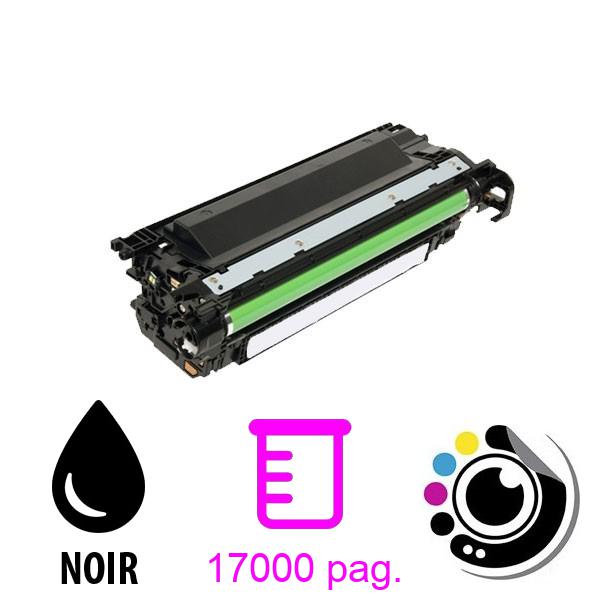 Toner compatible HP CE260X / 649X Noir