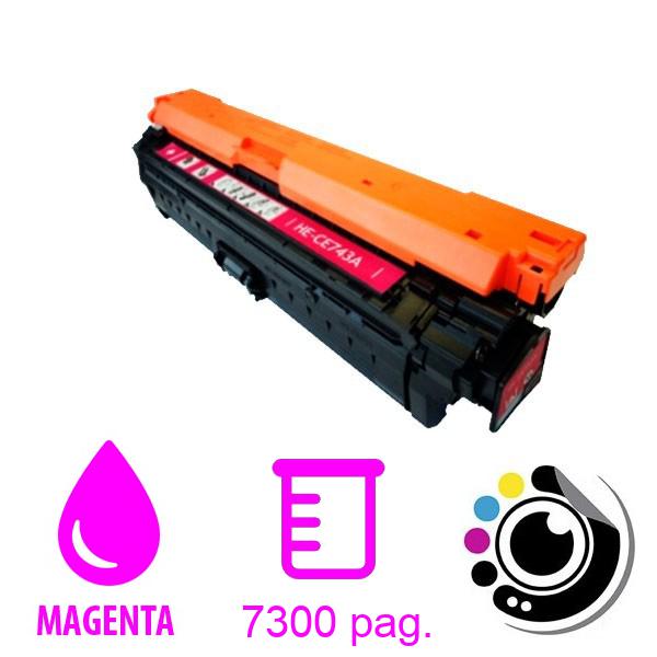 Toner compatible HP CE743A Magenta Nº307A