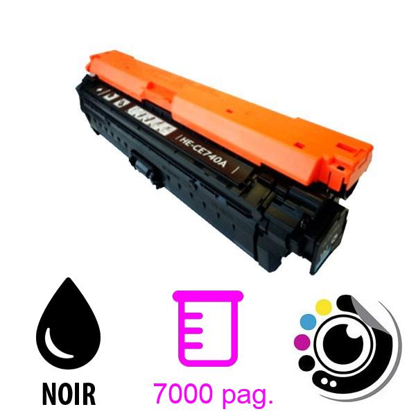 Toner compatible HP CE740A Noir Nº307A