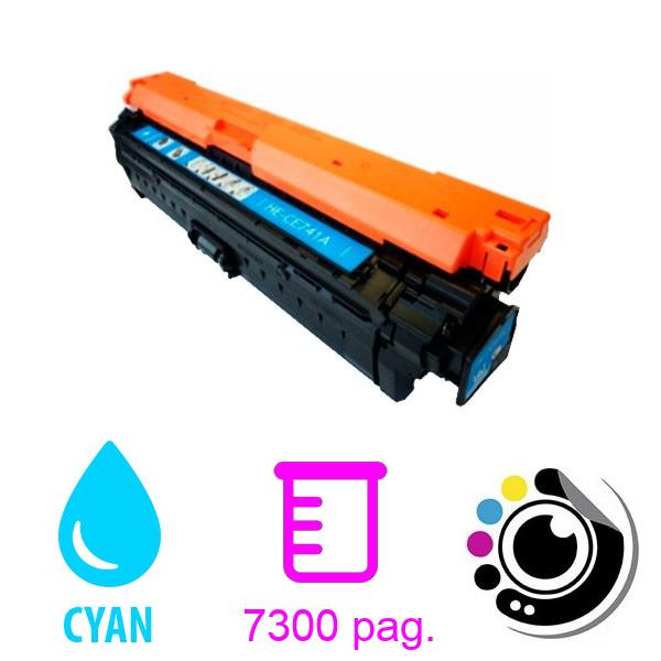 Toner compatible HP CE741A Cyan Nº307A