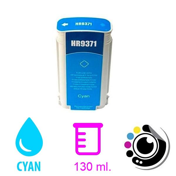 Cartouche Compatible D’Encre HP 72 Cyan C9371A