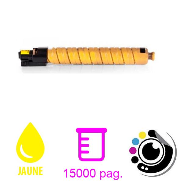 Toner compatible Ricoh MP-C2800 / MP-C3300 Jaune