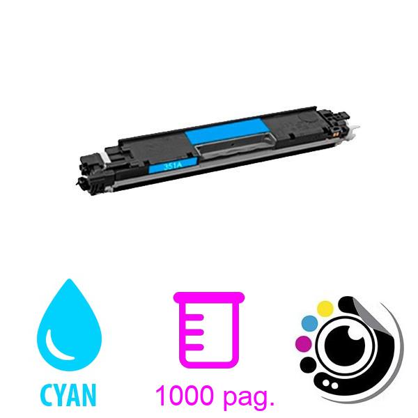Toner compatible HP CF351A Cyan Nº130A